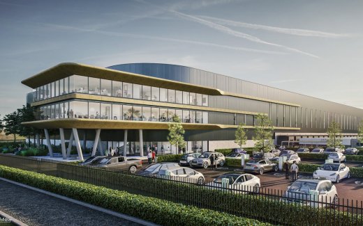 Nieuwbouw Bleckmann Almelo - grootste circulair distributiecentrum van Nederland
