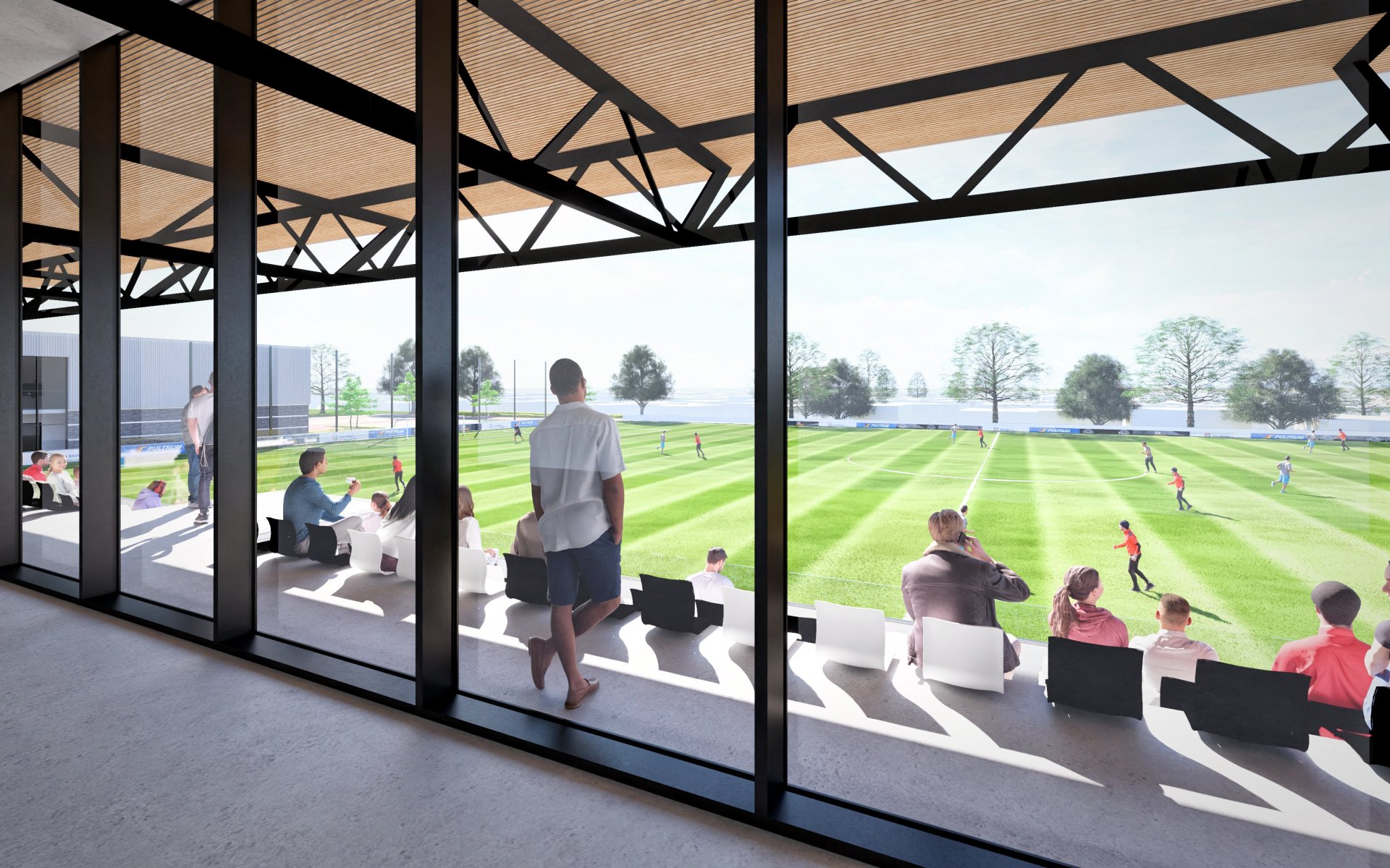 Nieuwe sportparkaccommodatie voor Enter-Vooruit